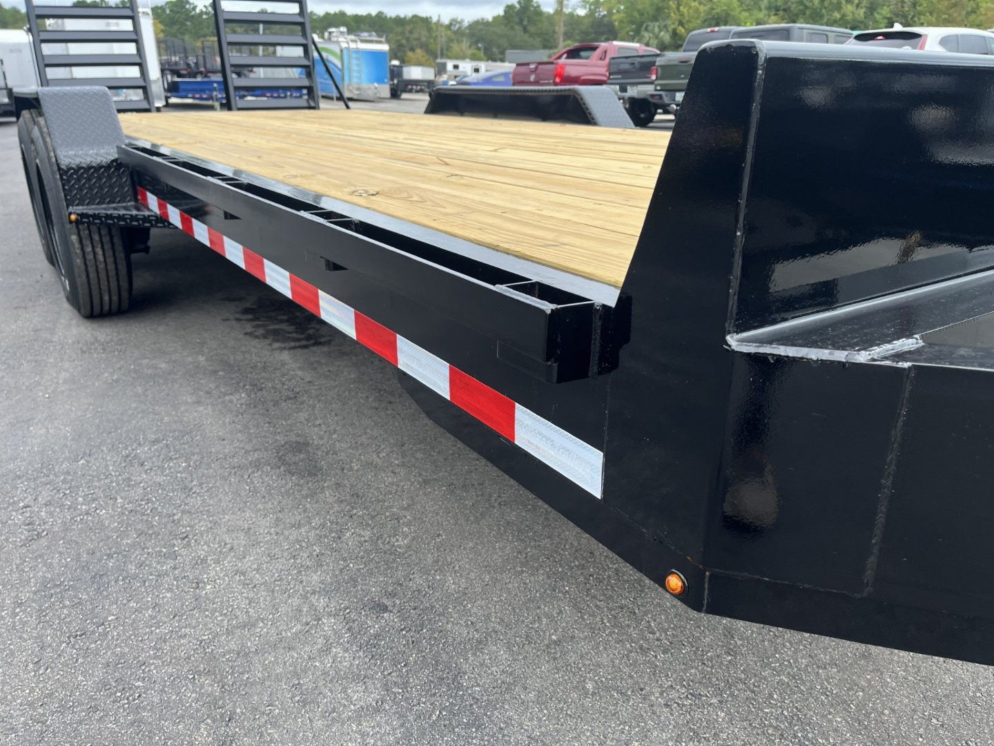 New EQ2016B TEXAS TRAILERS 6'11" X 20' EQUIPMENT TRAILER