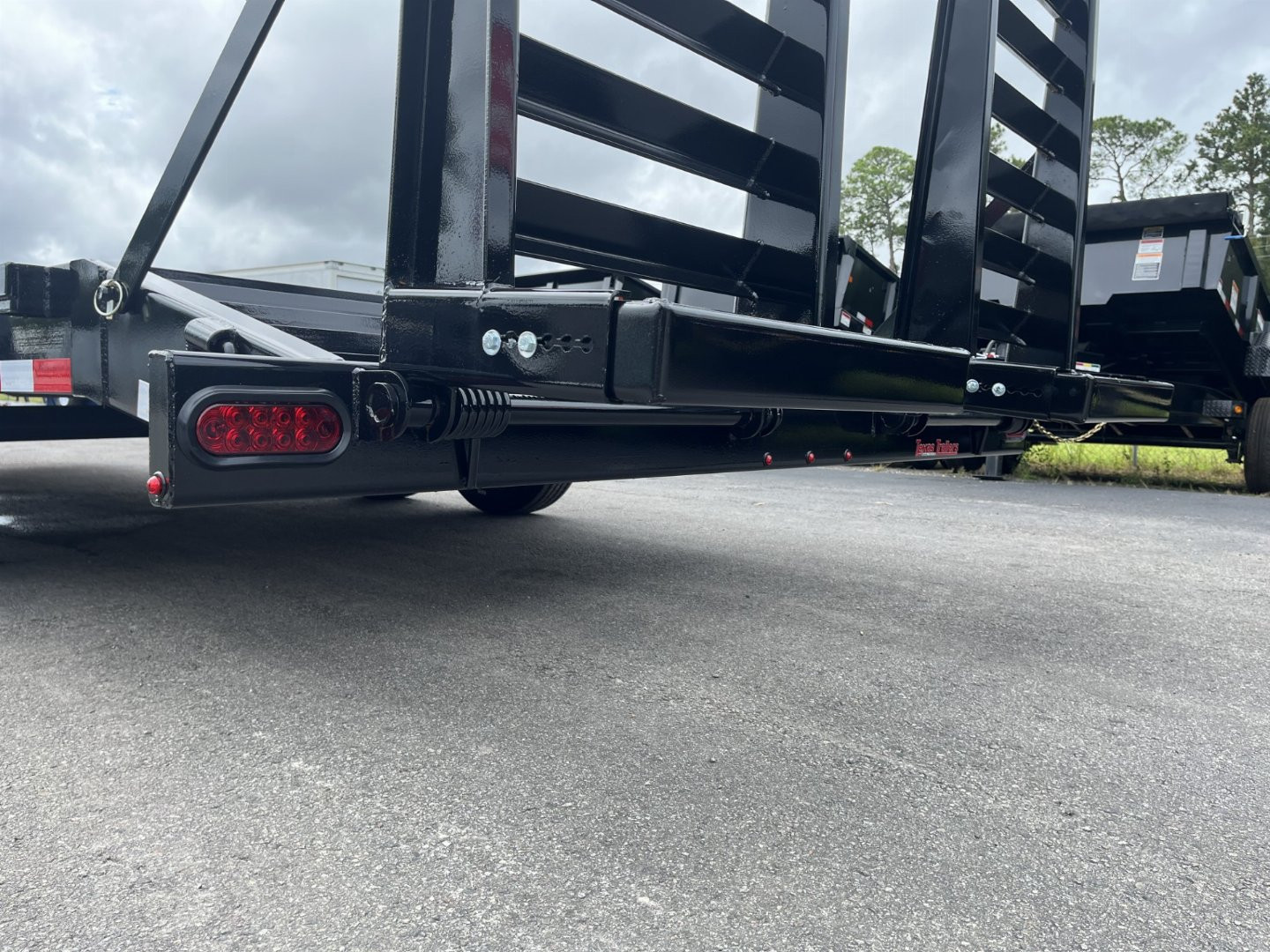 New EQ2016B TEXAS TRAILERS 6'11" X 20' EQUIPMENT TRAILER