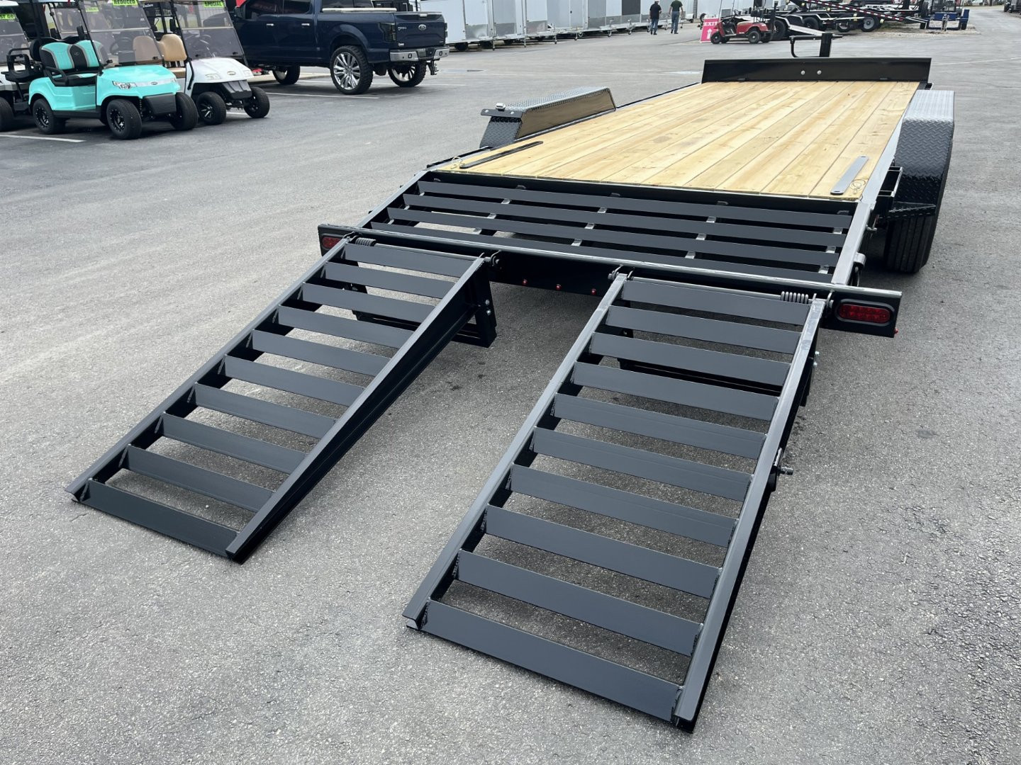 New EQ2016B TEXAS TRAILERS 6'11" X 20' EQUIPMENT TRAILER