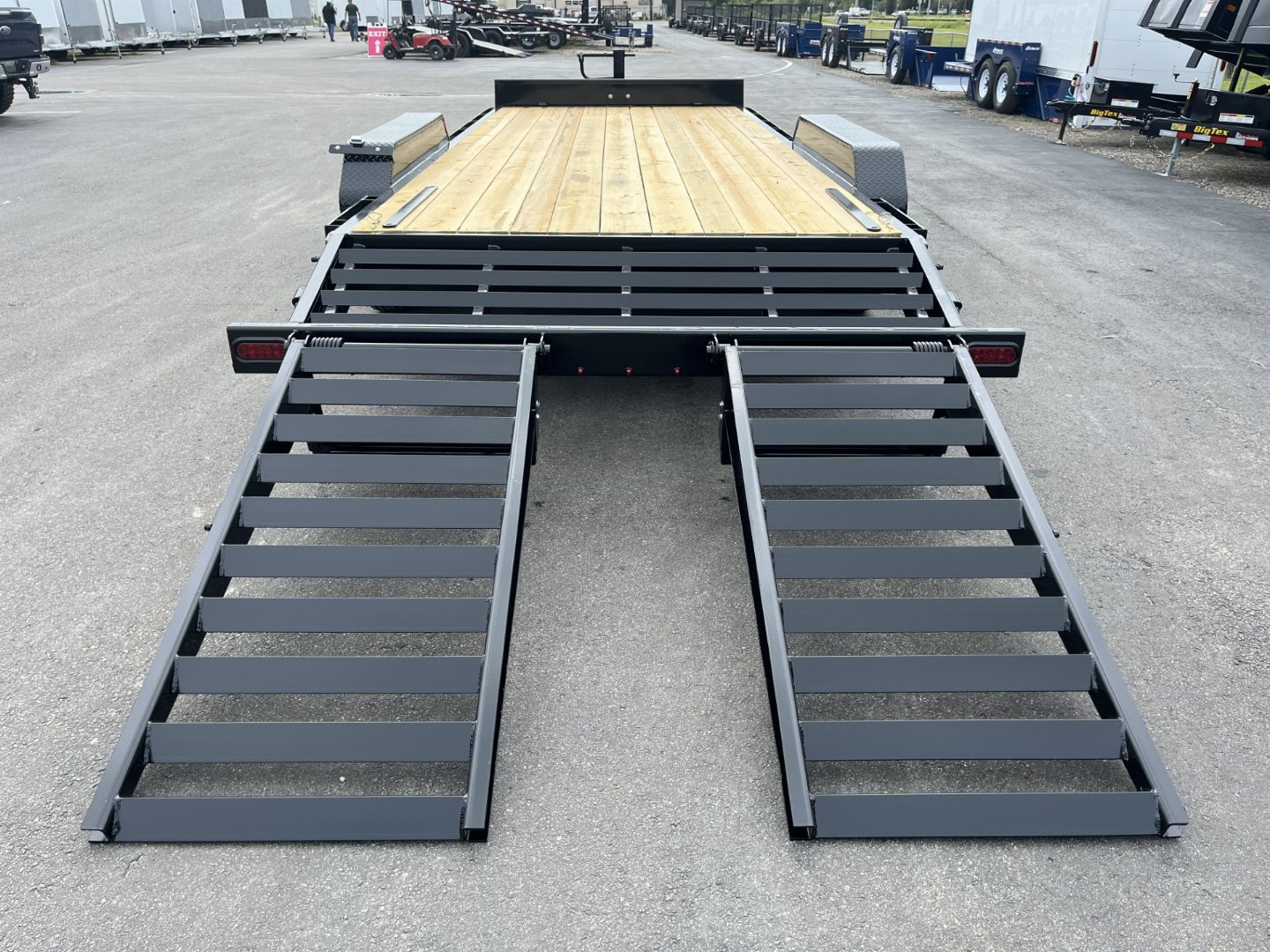 New EQ2016B TEXAS TRAILERS 6'11" X 20' EQUIPMENT TRAILER