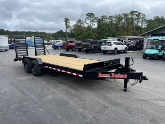 New EQ2016B TEXAS TRAILERS 6'11" X 20' EQUIPMENT TRAILER