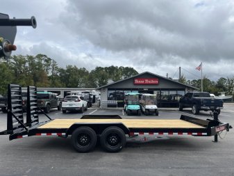 New EQ2016B TEXAS TRAILERS 6'11" X 20' EQUIPMENT TRAILER
