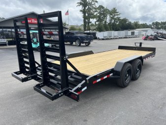 New EQ2016B TEXAS TRAILERS 6'11" X 20' EQUIPMENT TRAILER
