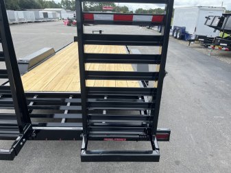 New EQ2016B TEXAS TRAILERS 6'11" X 20' EQUIPMENT TRAILER