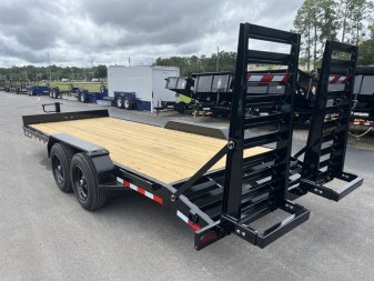 New EQ2016B TEXAS TRAILERS 6'11" X 20' EQUIPMENT TRAILER
