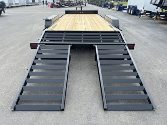 New EQ2016B TEXAS TRAILERS 6'11" X 20' EQUIPMENT TRAILER