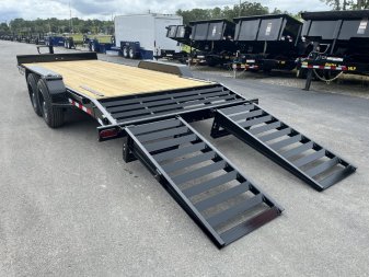 New EQ2016B TEXAS TRAILERS 6'11" X 20' EQUIPMENT TRAILER
