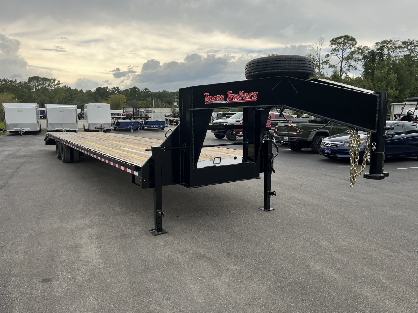 New FB4020G Texas Trailers 8'6" x 40' Gooseneck Flatbed Trailer