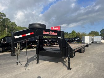 New FB3016G Texas Trailers 8'6  x 30' Gooseneck Flatbed Trailer