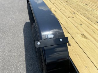 New CHE1860 TEXAS TRAILER 6'10" X 18' CAR HAULER W/ SLIDE UNDER RAMPS