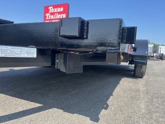 New CHE1660 TEXAS TRAILER 6'10" X 16' CAR HAULER W/ SLIDE UNDER RAMPS
