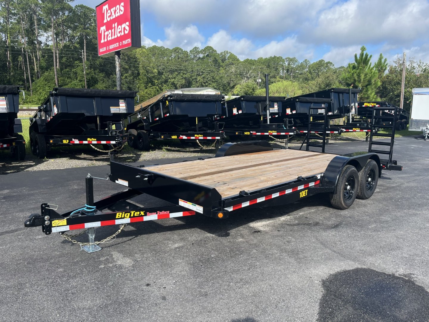New 10ET-18BK-KR BIG TEX 7' X 18' EQUIPMENT TRAILER