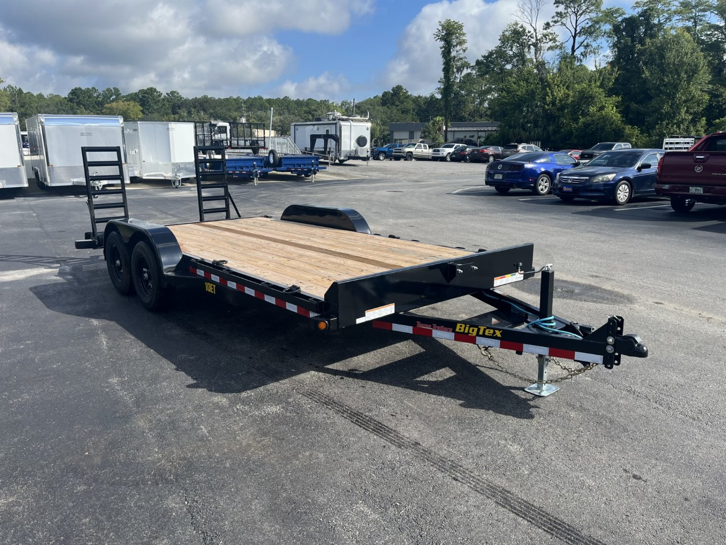 New 10ET-18BK-KR BIG TEX 7' X 18' EQUIPMENT TRAILER