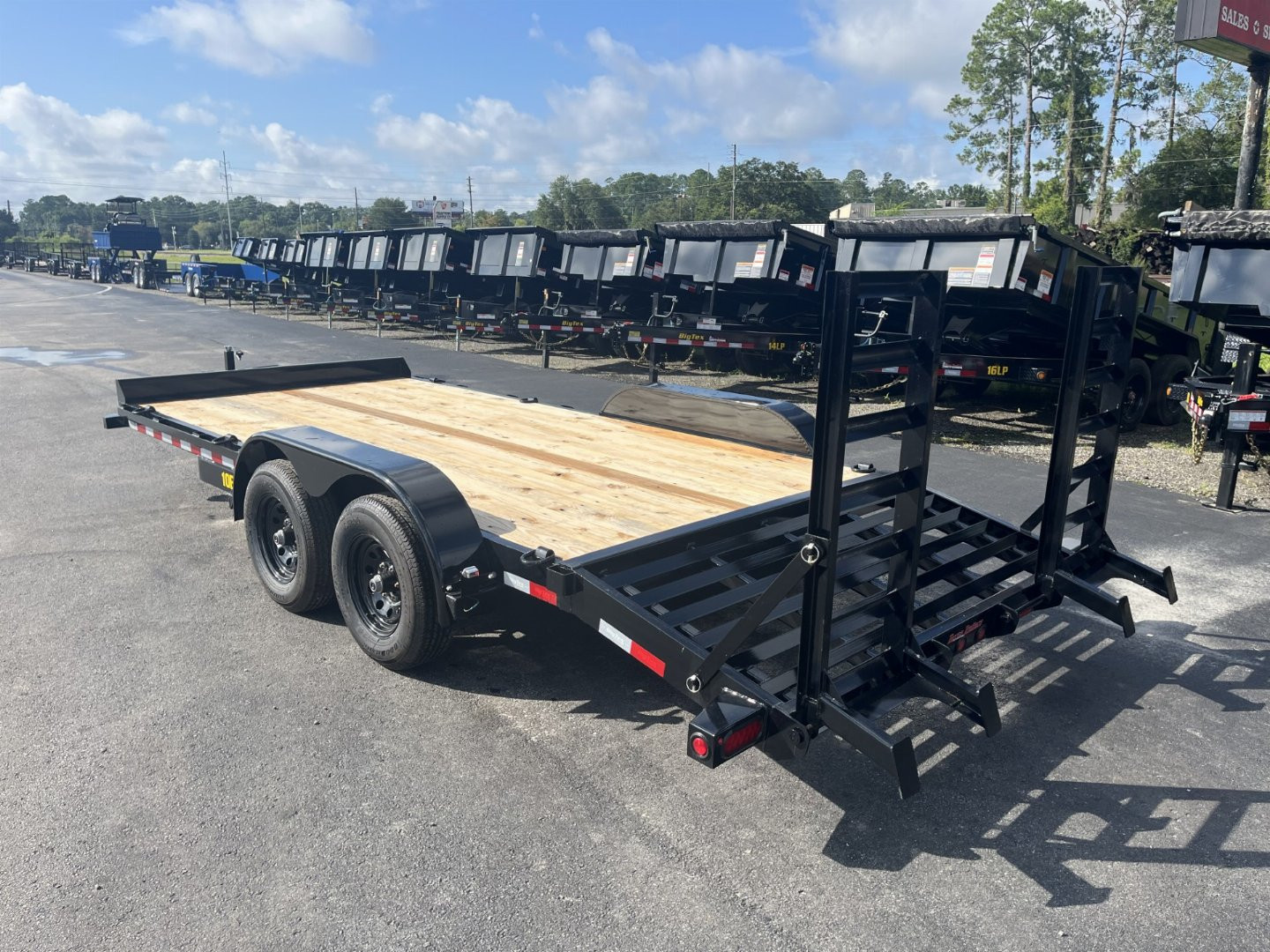 New 10ET-18BK-KR BIG TEX 7' X 18' EQUIPMENT TRAILER