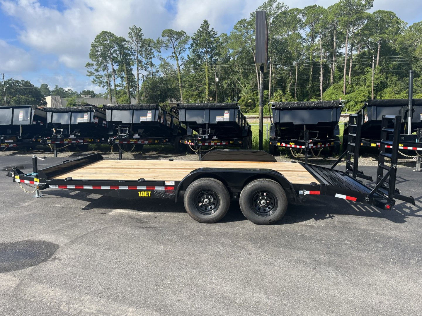 New 10ET-18BK-KR BIG TEX 7' X 18' EQUIPMENT TRAILER