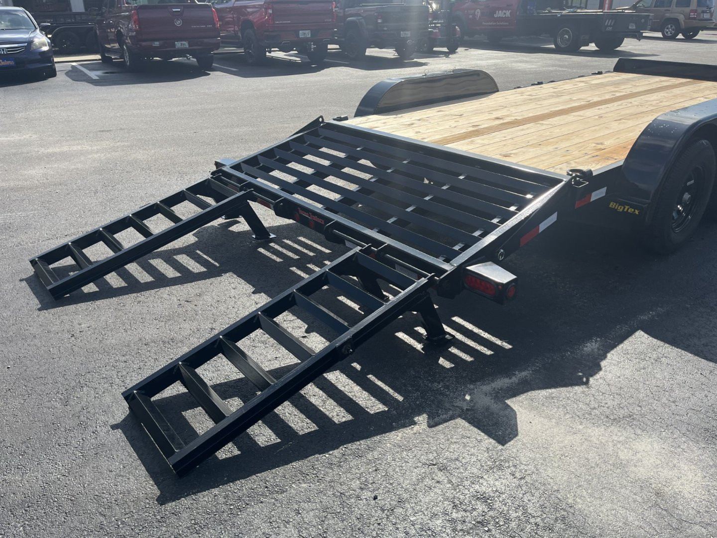 New 10ET-18BK-KR BIG TEX 7' X 18' EQUIPMENT TRAILER