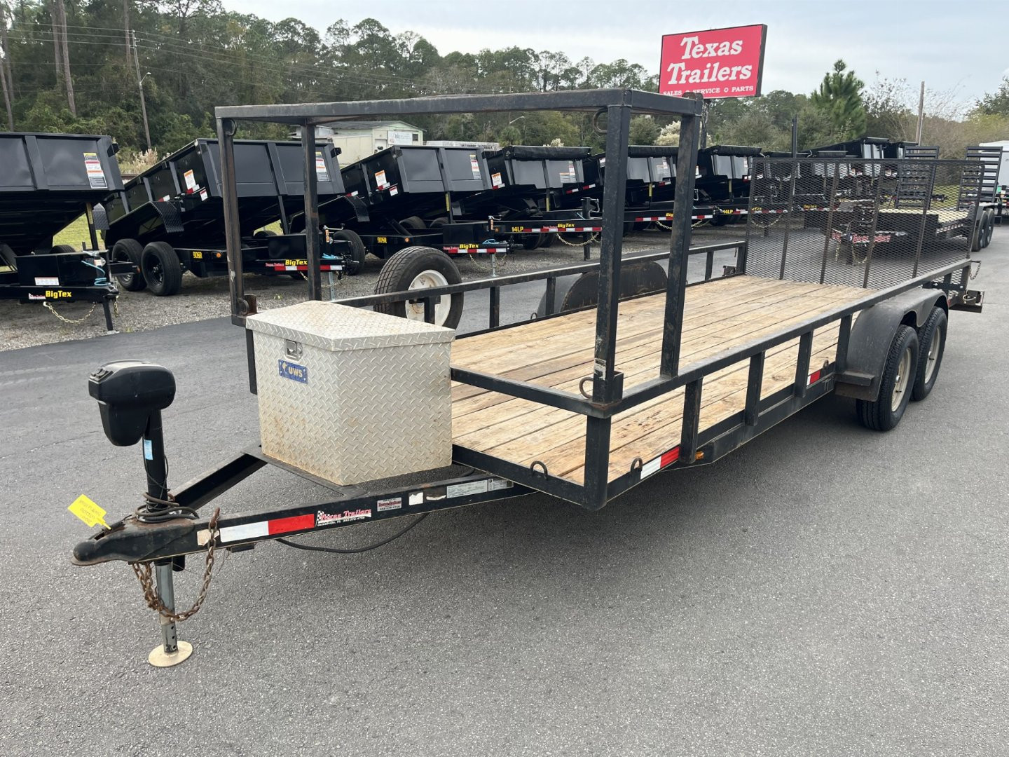 Used 2020 TEXAS TRAILERS UT62070 Utility Trailer