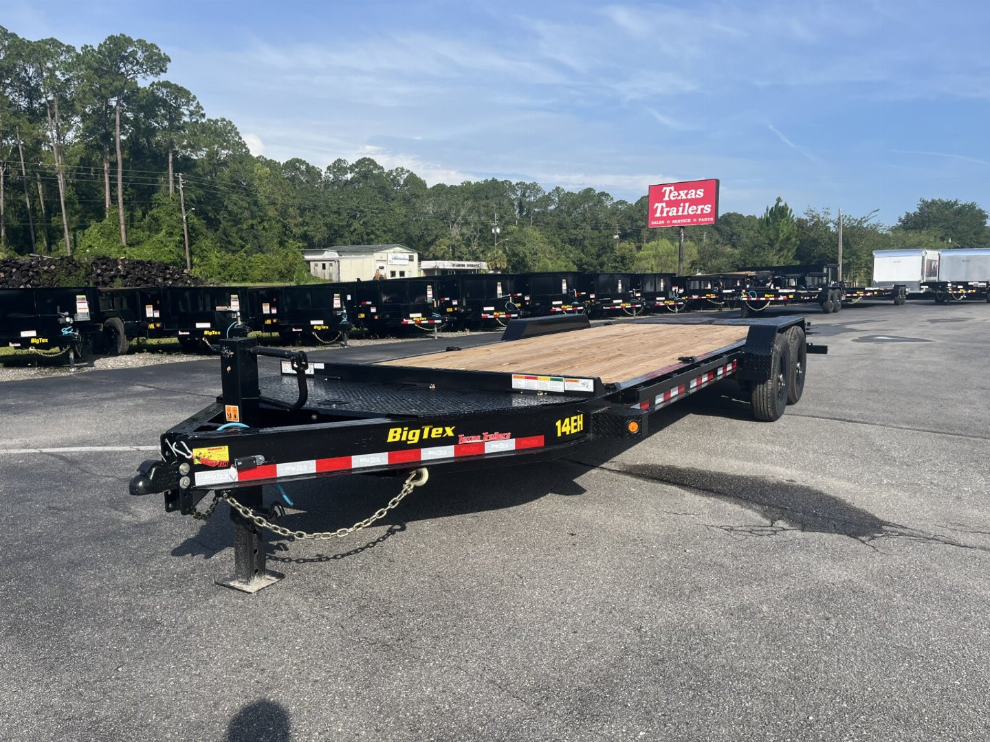 New 14EH-20D3A-MRBK BIG TEX 7' X 20' EQUIPMENT TRAILER