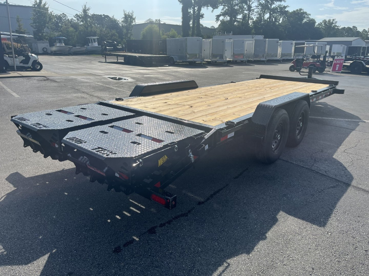 New 14EH-20D3A-MRBK BIG TEX 7' X 20' EQUIPMENT TRAILER
