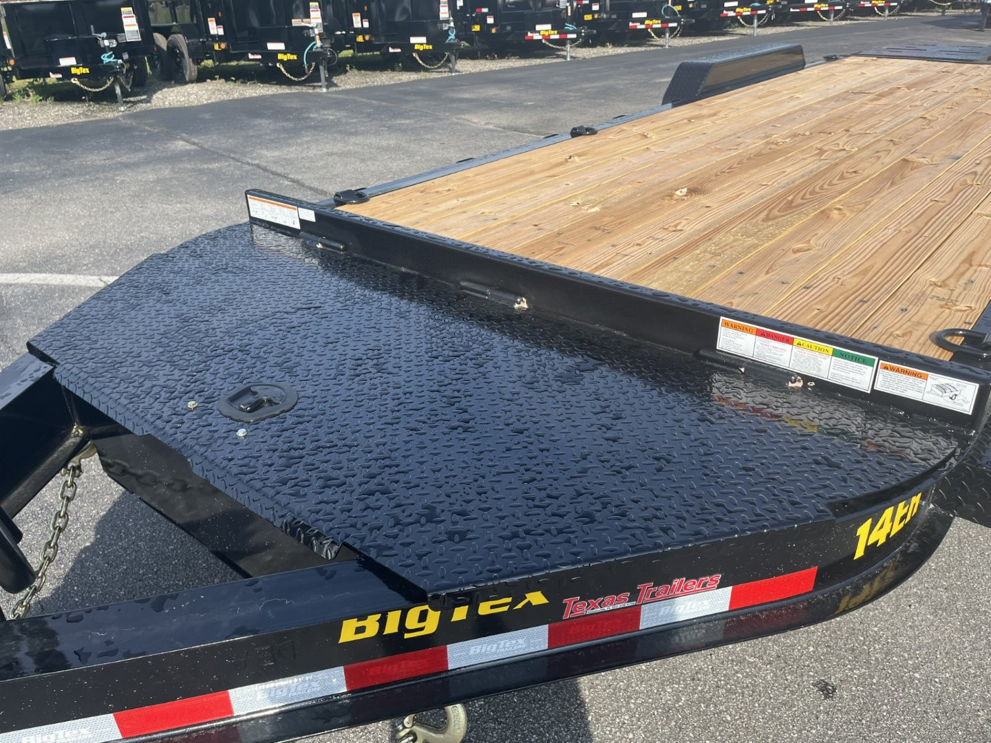 New 14EH-20D3A-MRBK BIG TEX 7' X 20' EQUIPMENT TRAILER