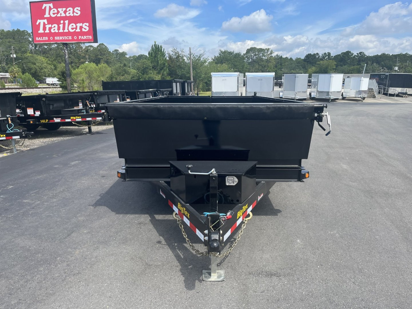 New 14LX-14C2A-BK BIG TEX 7' X 14' DUMP TRAILER W/ 2' SIDES
