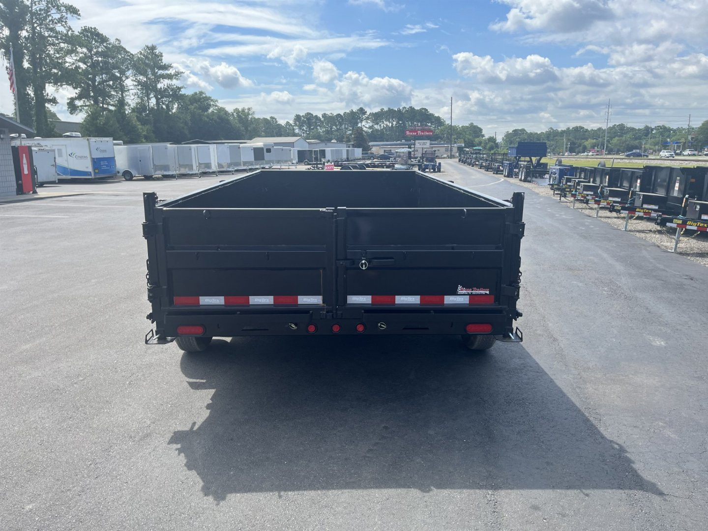 New 14LX-14C2A-BK BIG TEX 7' X 14' DUMP TRAILER W/ 2' SIDES