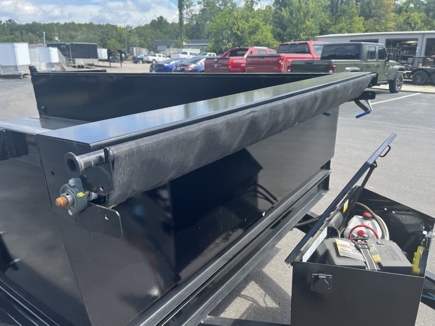 New 14LX-14C2A-BK BIG TEX 7' X 14' DUMP TRAILER W/ 2' SIDES