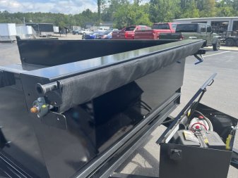 New 14LX-14C2A-BK BIG TEX 7' X 14' DUMP TRAILER W/ 2' SIDES