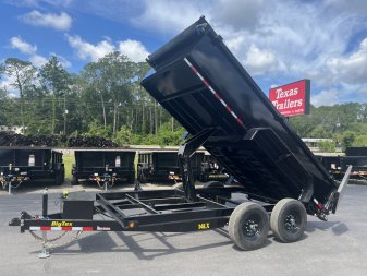 New 14LX-14C2A-BK BIG TEX 7' X 14' DUMP TRAILER W/ 2' SIDES