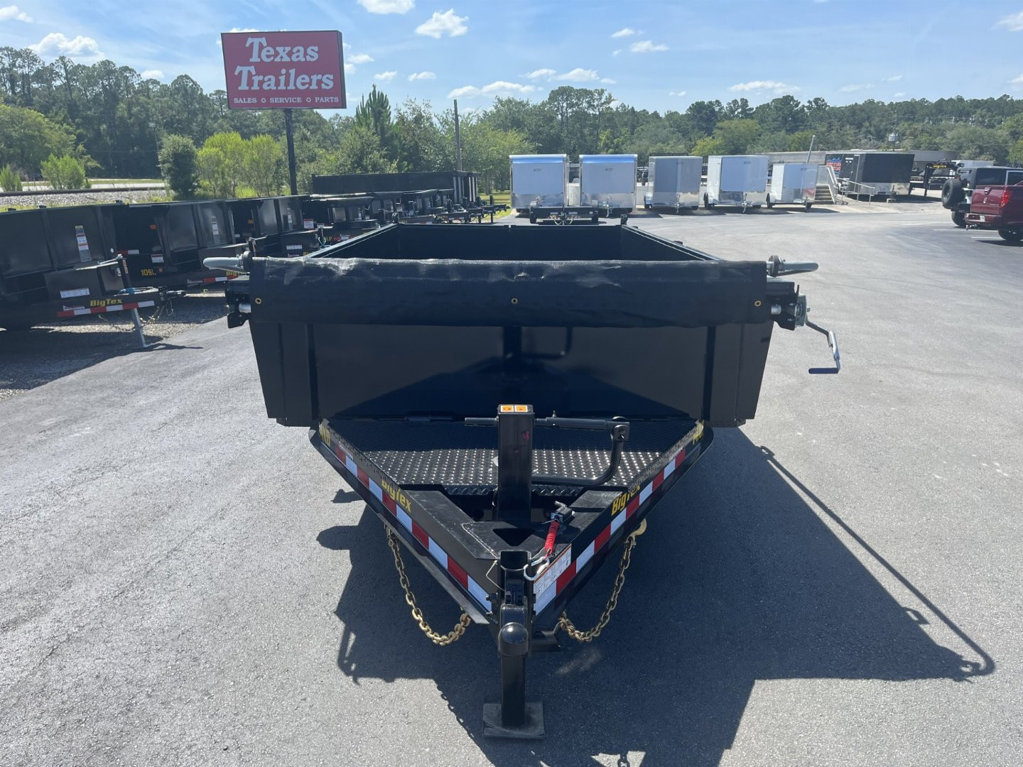 New 14XD-14C2A-BK BIG TEX 7' X 14' HEAVY DUTY DUMP TRAILER W/ 2' SIDES