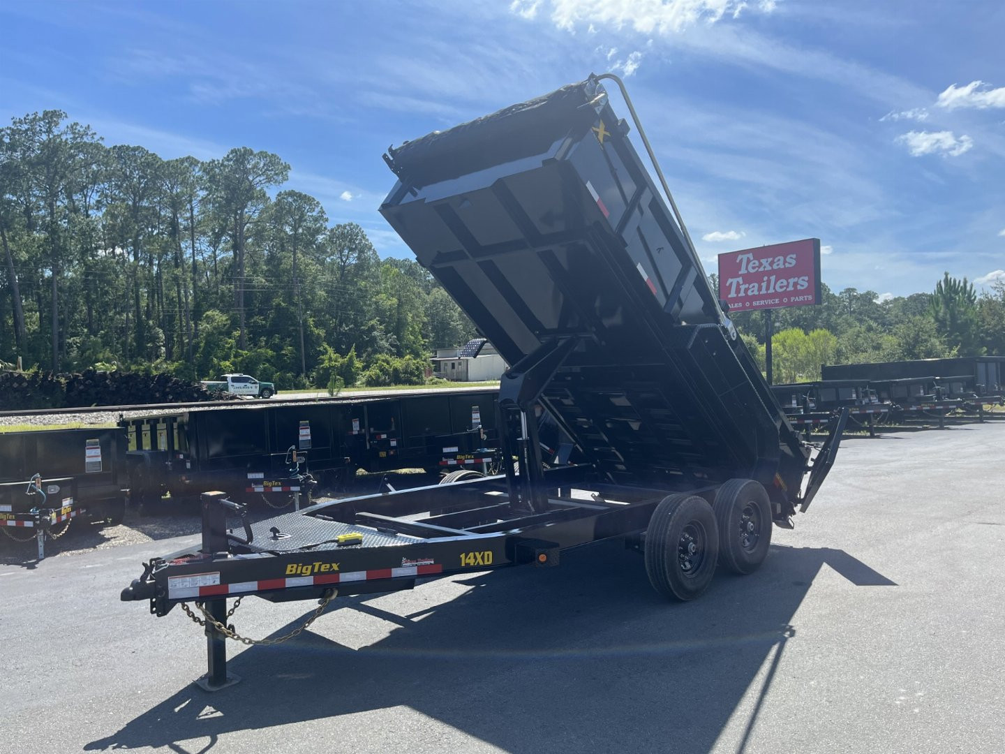 New 14XD-14C2A-BK BIG TEX 7' X 14' HEAVY DUTY DUMP TRAILER W/ 2' SIDES