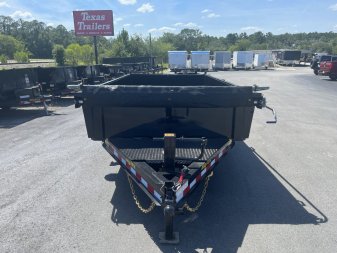 New 14XD-14C2A-BK BIG TEX 7' X 14' HEAVY DUTY DUMP TRAILER W/ 2' SIDES