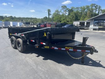 New 14XD-14C2A-BK BIG TEX 7' X 14' HEAVY DUTY DUMP TRAILER W/ 2' SIDES