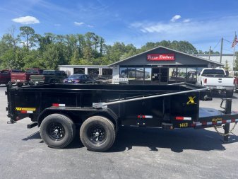 New 14XD-14C2A-BK BIG TEX 7' X 14' HEAVY DUTY DUMP TRAILER W/ 2' SIDES