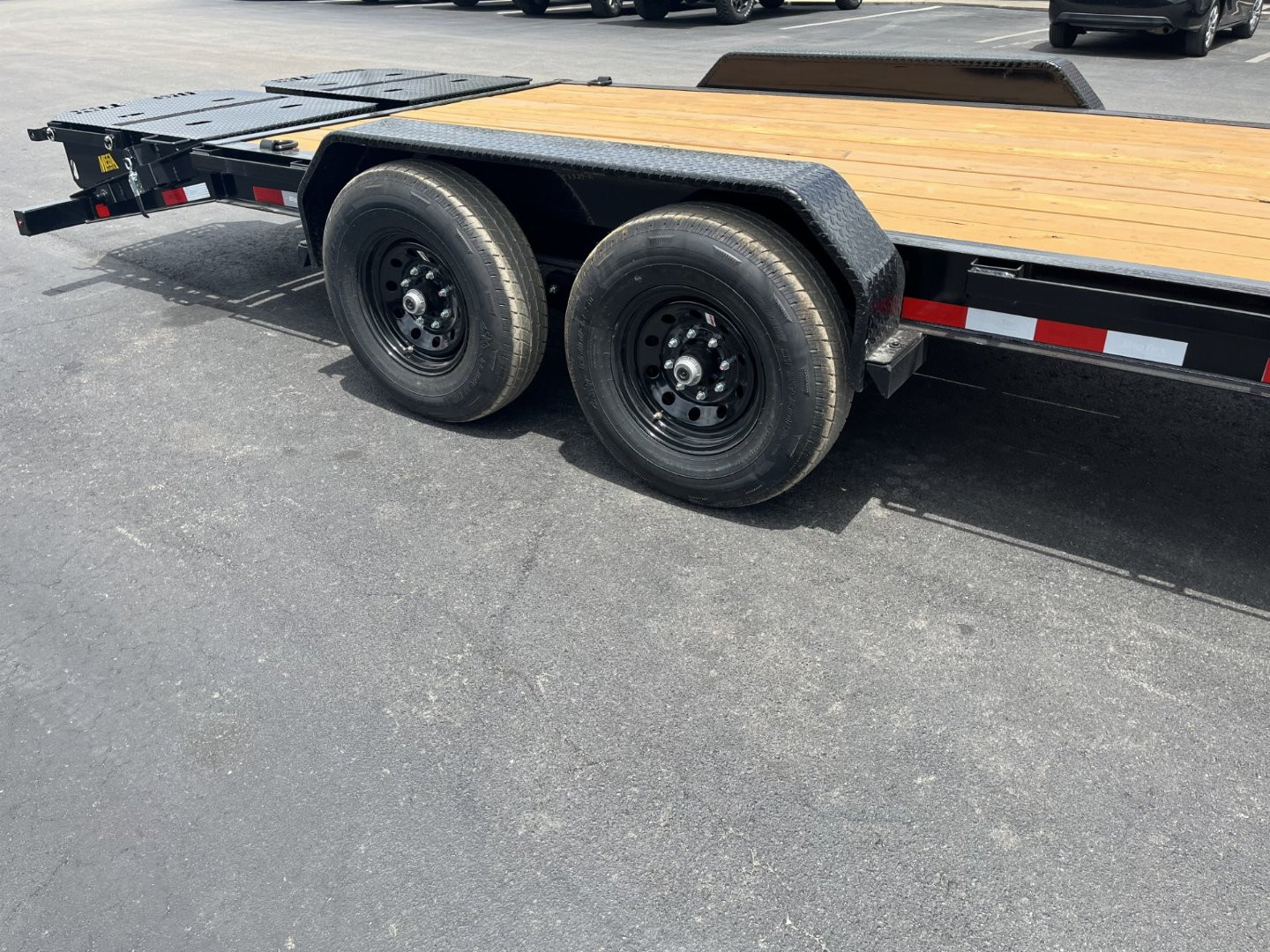 New 14EH-22D3A-MRBK BIG TEX 7' X 22' EQUIPMENT TRAILER