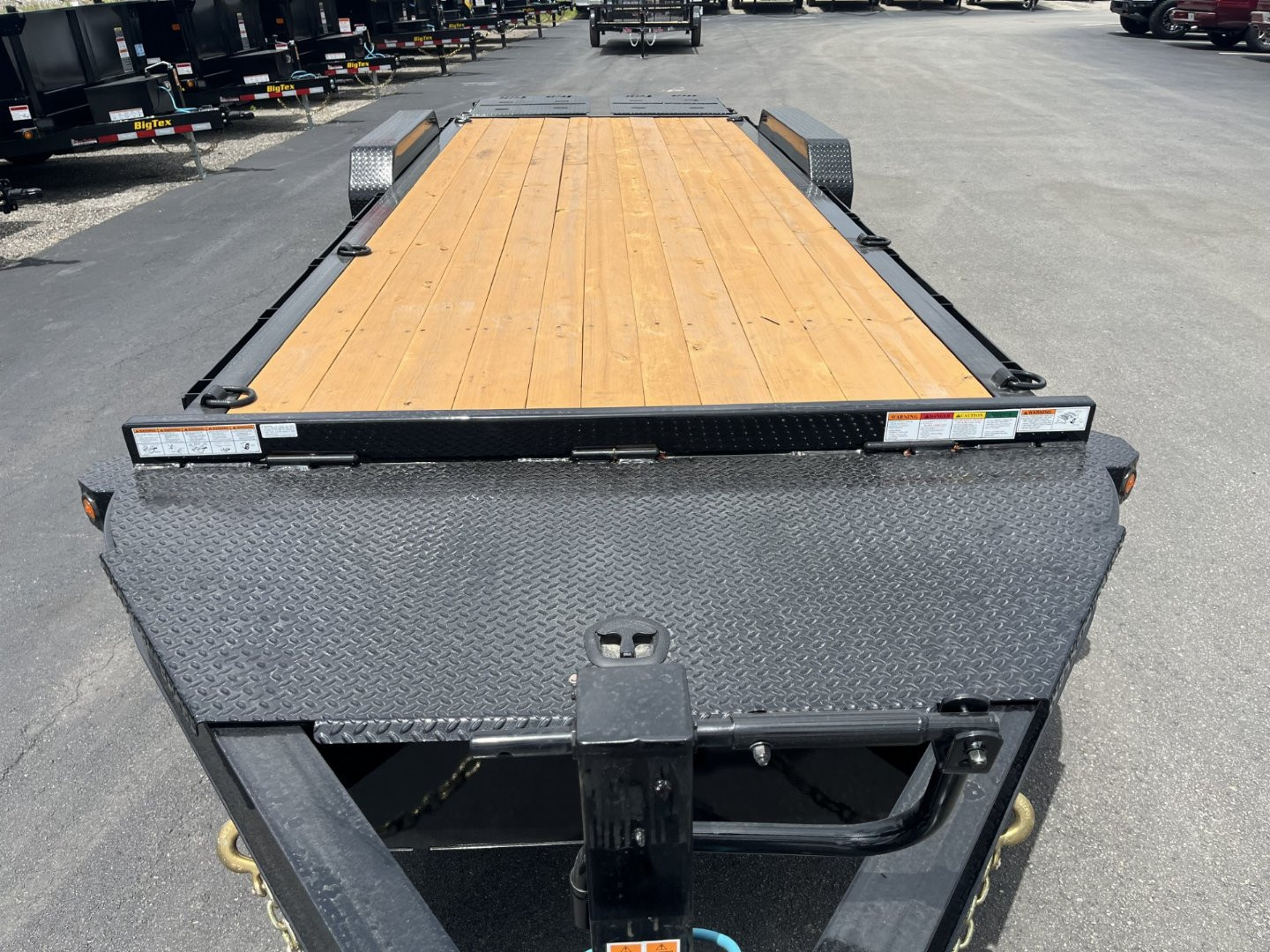 New 14EH-22D3A-MRBK BIG TEX 7' X 22' EQUIPMENT TRAILER