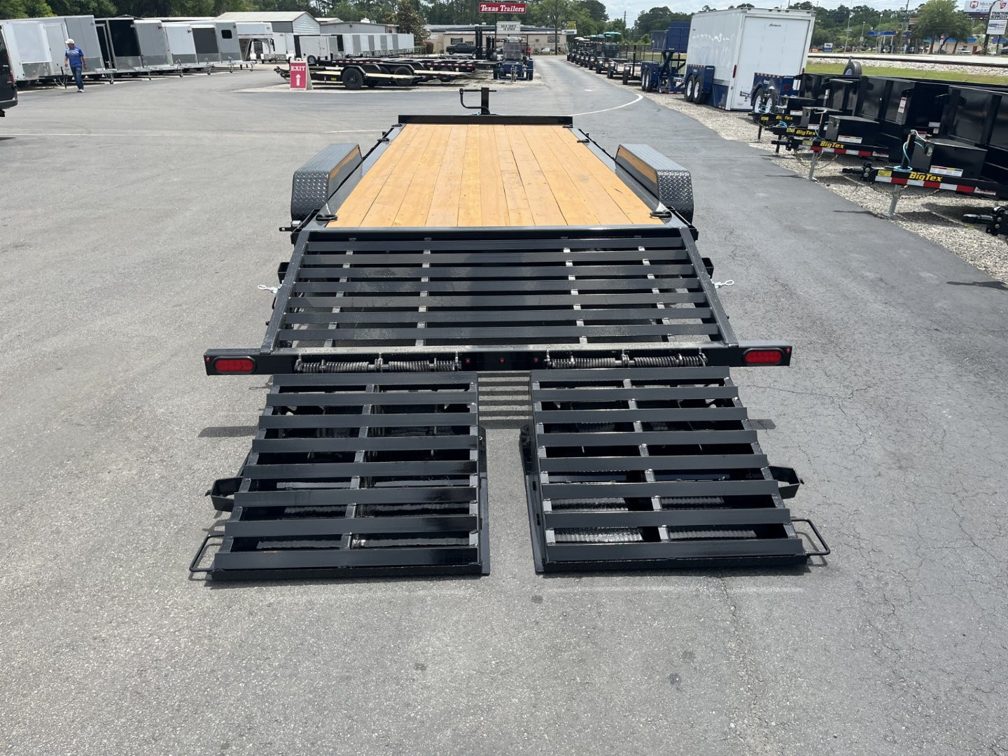 New 14EH-22D3A-MRBK BIG TEX 7' X 22' EQUIPMENT TRAILER