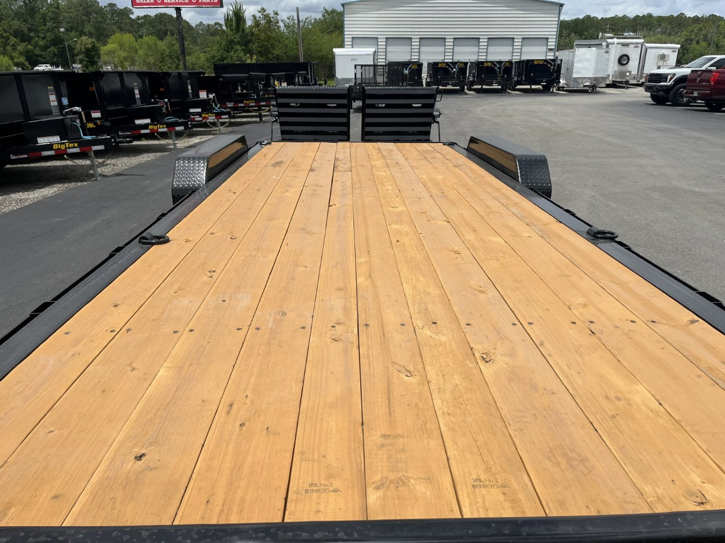 New 14EH-22D3A-MRBK BIG TEX 7' X 22' EQUIPMENT TRAILER