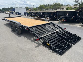 New 14EH-22D3A-MRBK BIG TEX 7' X 22' EQUIPMENT TRAILER