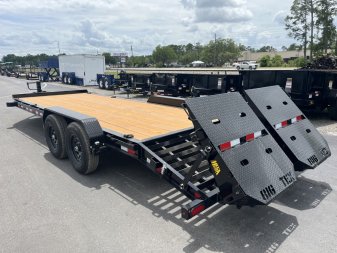 New 14EH-22D3A-MRBK BIG TEX 7' X 22' EQUIPMENT TRAILER