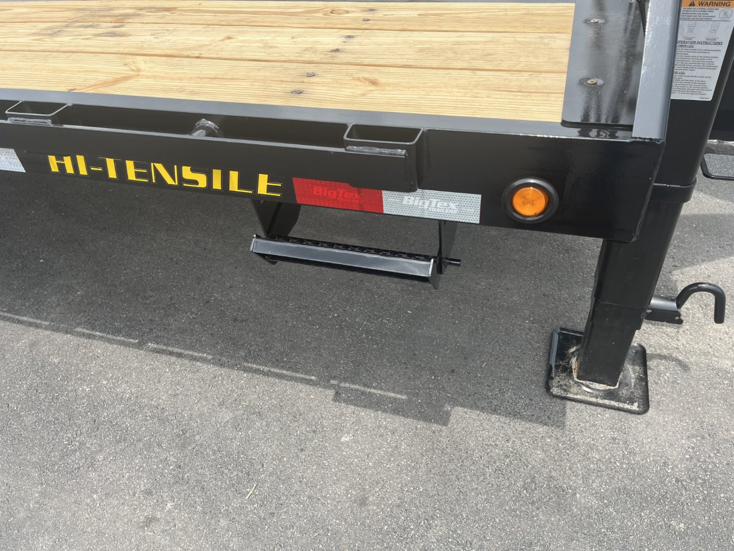 New 25GN-25D5A-MRBK BIG TEX 8.5' X 25' FLATBED TRAILER W/ UPGRADED TIRES