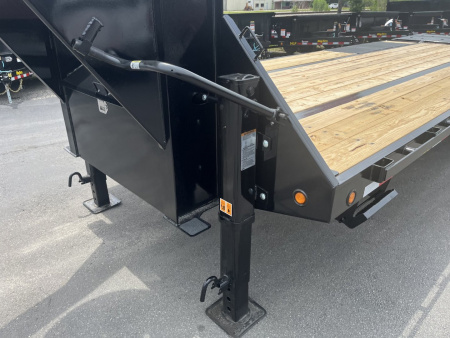 New 25GN-25D5A-MRBK BIG TEX 8.5' X 25' FLATBED TRAILER W/ UPGRADED TIRES