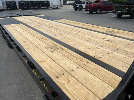 New 25GN-25D5A-MRBK BIG TEX 8.5' X 25' FLATBED TRAILER W/ UPGRADED TIRES