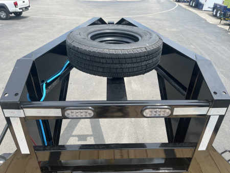New 25GN-25D5A-MRBK BIG TEX 8.5' X 25' FLATBED TRAILER W/ UPGRADED TIRES