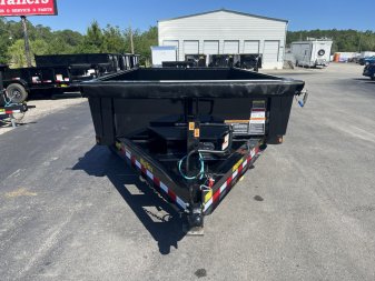 New 14LP-12BK6SIRPD BIG TEX 7' X 12' DUMP TRAILER W/ TARP & COMBO REAR GATE W/ 6' SLIDE IN RAMPS
