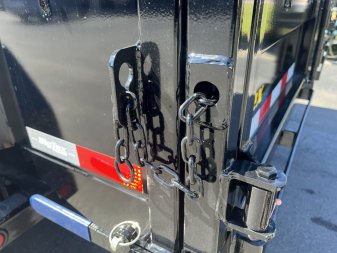 New 14LP-12BK6SIRPD BIG TEX 7' X 12' DUMP TRAILER W/ TARP & COMBO REAR GATE W/ 6' SLIDE IN RAMPS