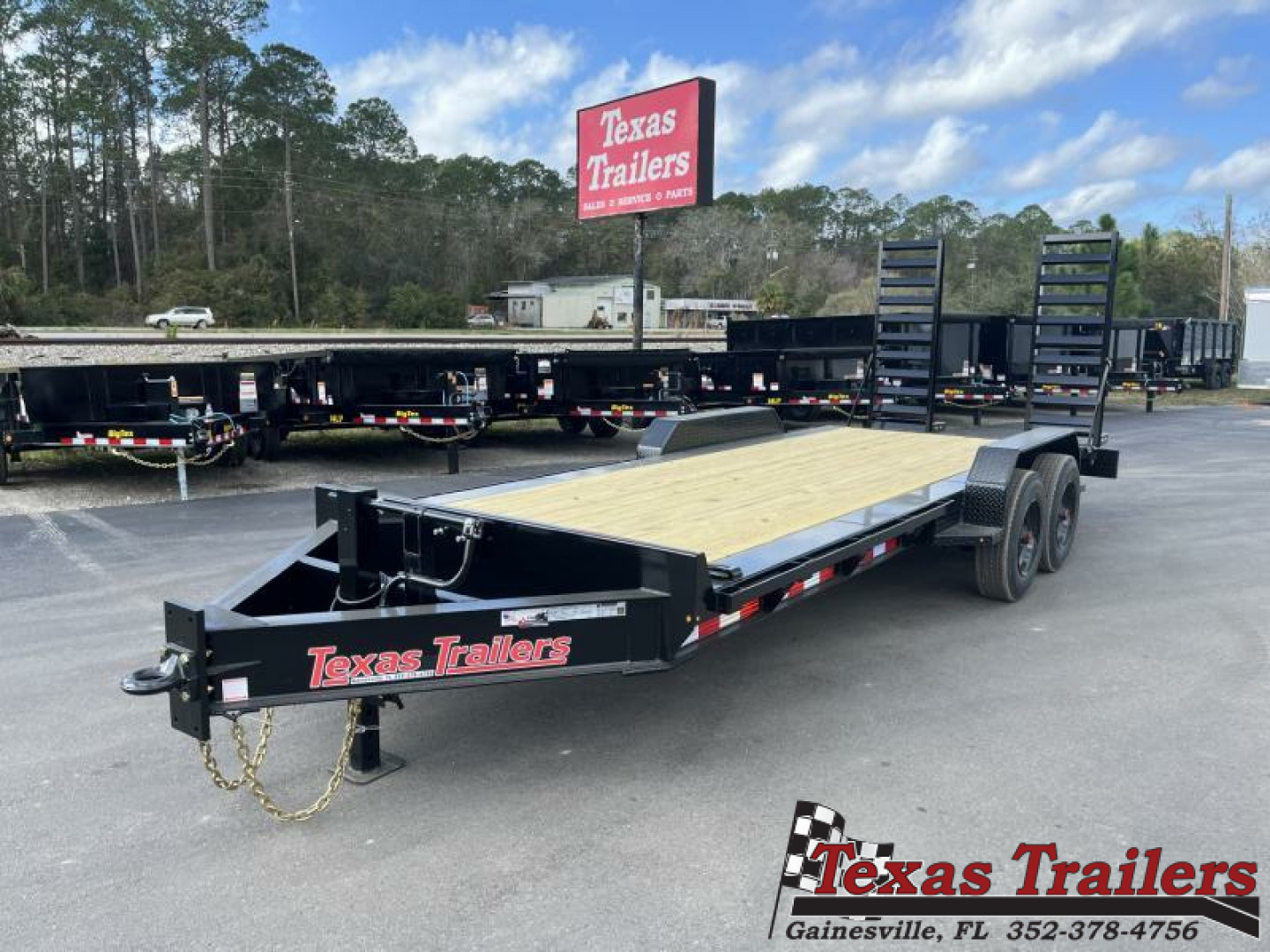 New EQ2120B TEXAS TRAILERS 6'10" X 21' 22,500# GVWR EQUIPMENT TRAILER