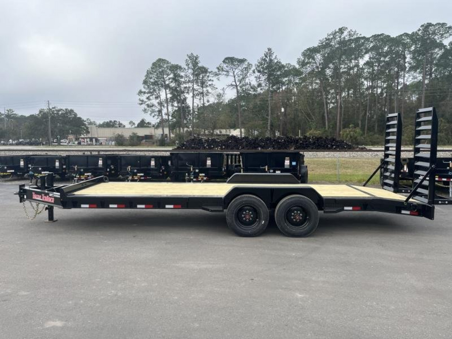 New EQ2320B TEXAS TRAILERS 6'10" X 23' 23,000# EQUIPMENT TRAILER