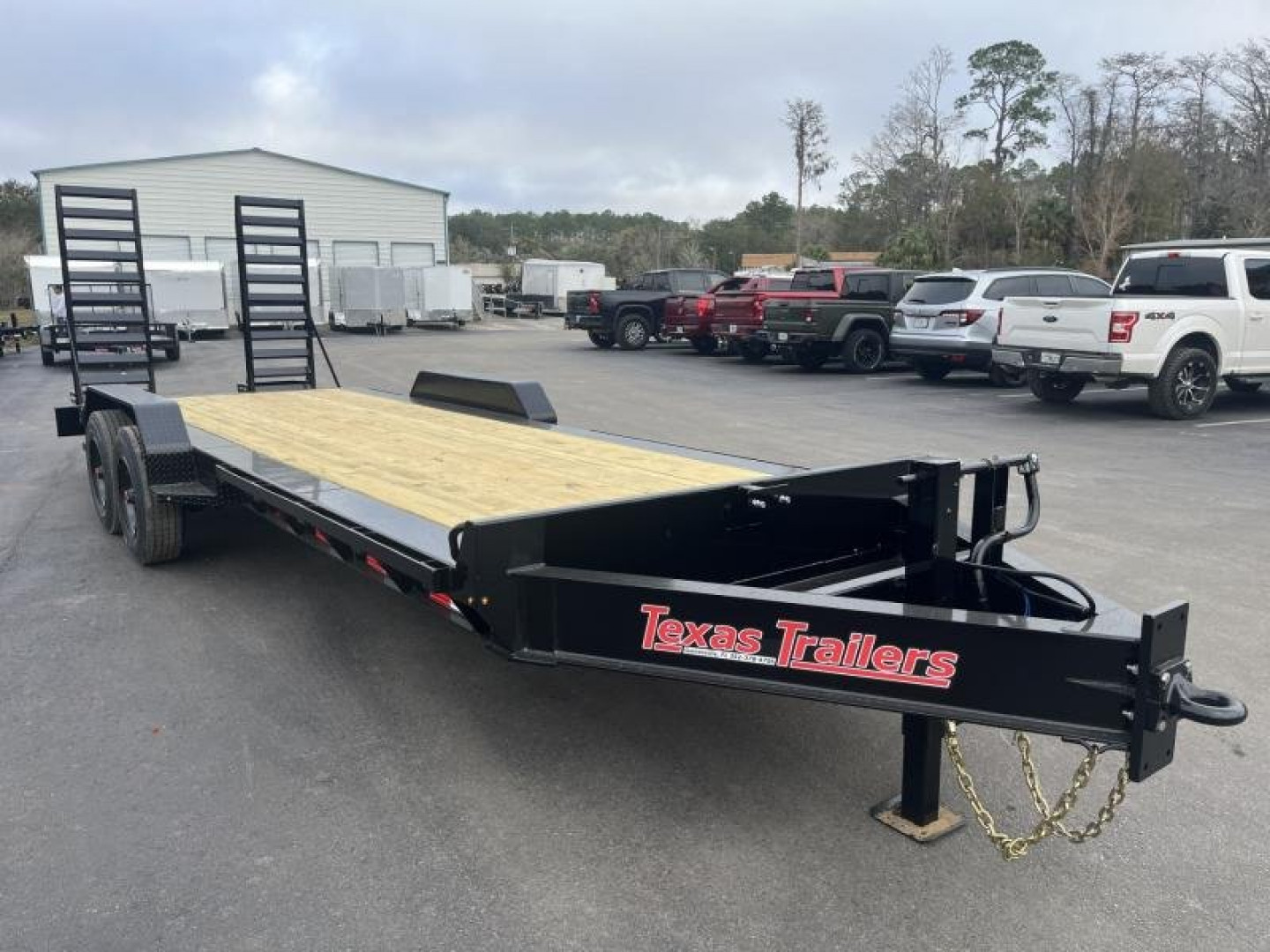 New EQ2320B TEXAS TRAILERS 6'10" X 23' 23,000# EQUIPMENT TRAILER