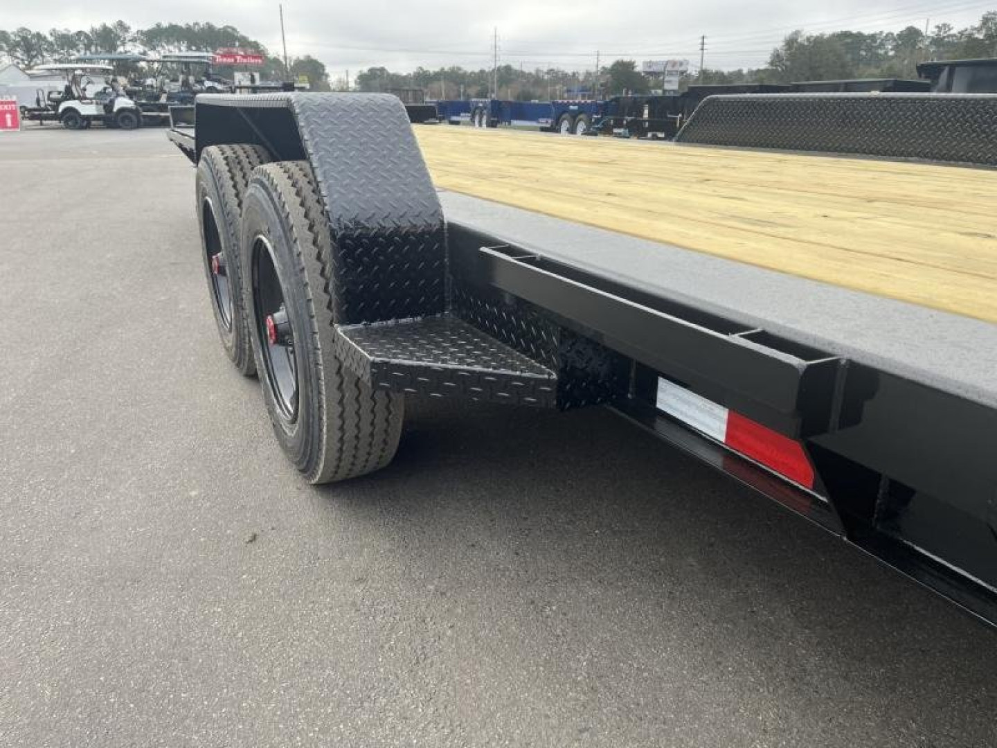 New EQ2320B TEXAS TRAILERS 6'10" X 23' 23,000# EQUIPMENT TRAILER
